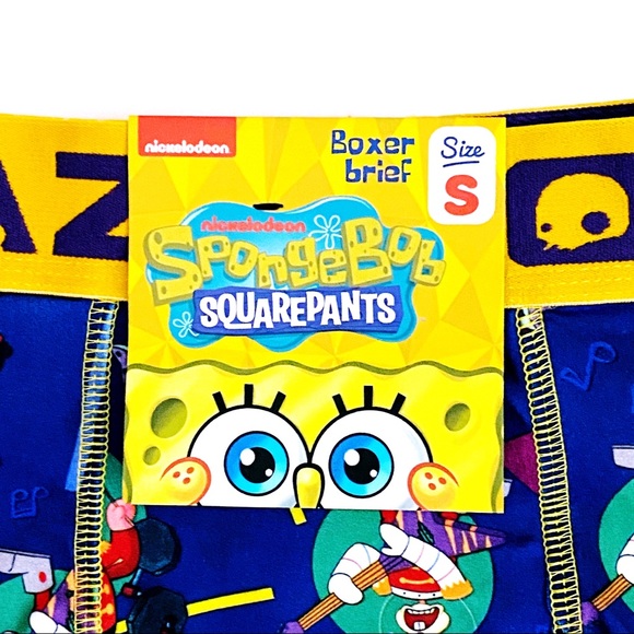 🆕 Spongebob Patrick Band Geeks Crazy Boxer Briefs - Picture 2 of 10